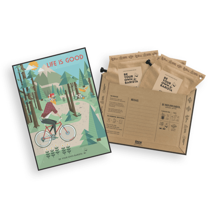 BIKING COFFEE GREETING CARDS-9